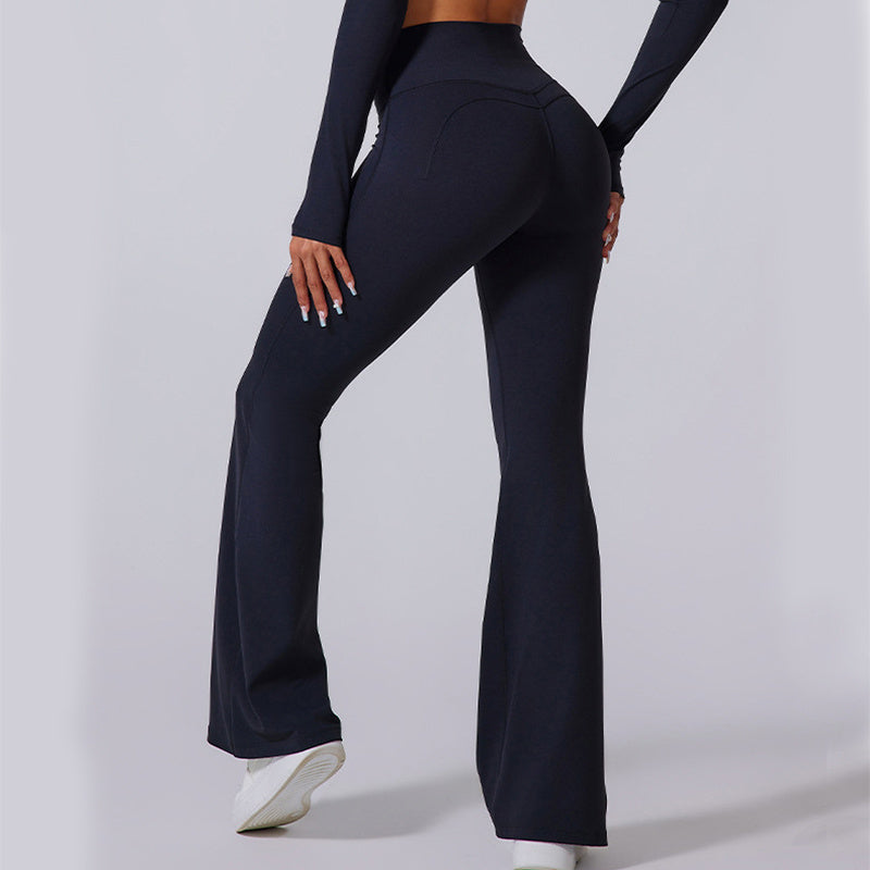 Alison – Flare Yogahosen mit Hohem Bund