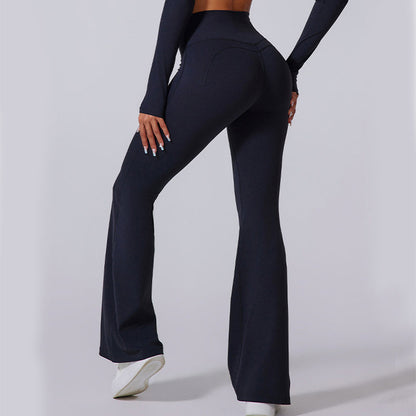 Alison – Flare Yogahosen mit Hohem Bund