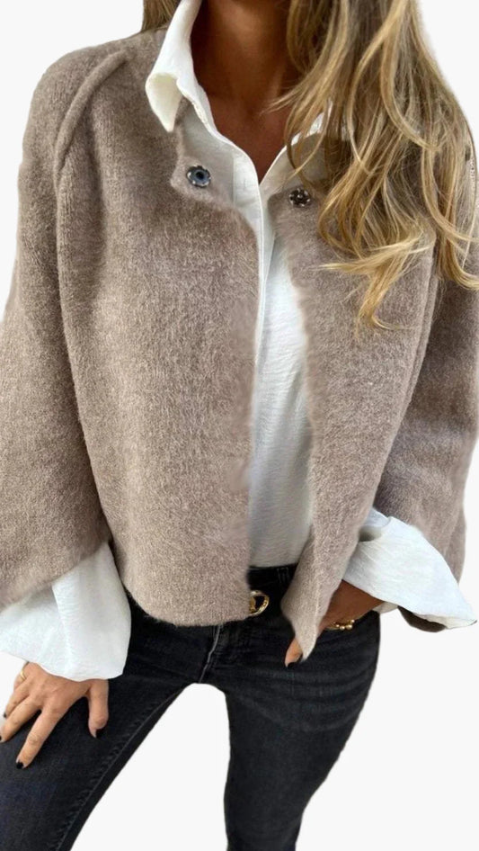 Damen Wollmantel Celeste – Eleganter Kurzjacken-Stil für Business & Freizeit