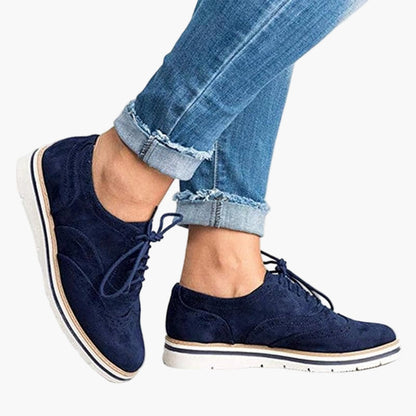 Damen Derby-Schnürschuhe mit Broguing – Elegante Freizeitschuhe für Alltag und Büro