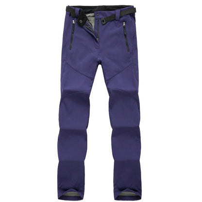 Damen Outdoor Wanderhose mit Fleece-Futter – Wasserdicht & Atmungsaktiv für Trekking, Wandern & Alltag