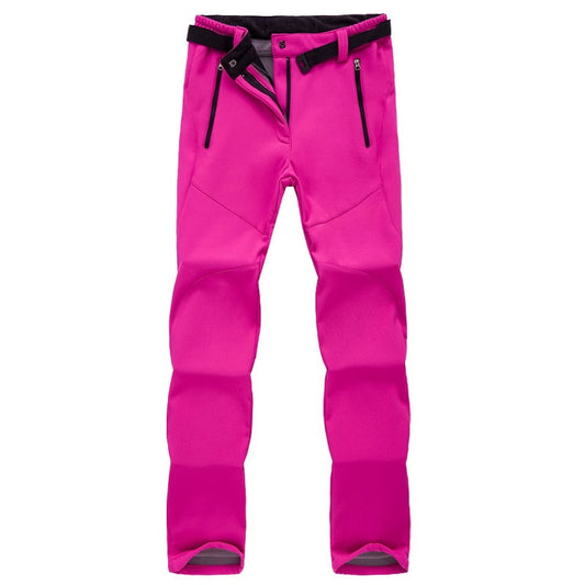 Damen Outdoor Wanderhose mit Fleece-Futter – Wasserdicht & Atmungsaktiv für Trekking, Wandern & Alltag