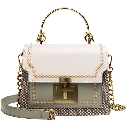 Lynda – Modische Schultertasche mit Kettenstruktur