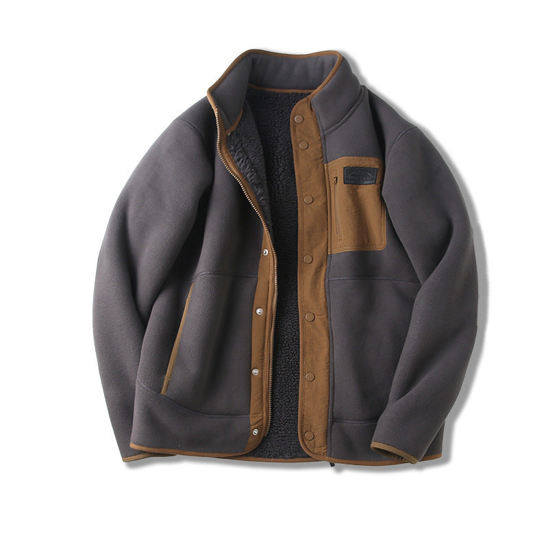Aaron – Fleecegefütterte Jacke mit Stehkragen