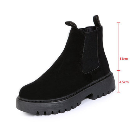 Francesca – Damen Stiefeletten mit Plateau und Chunky-Design