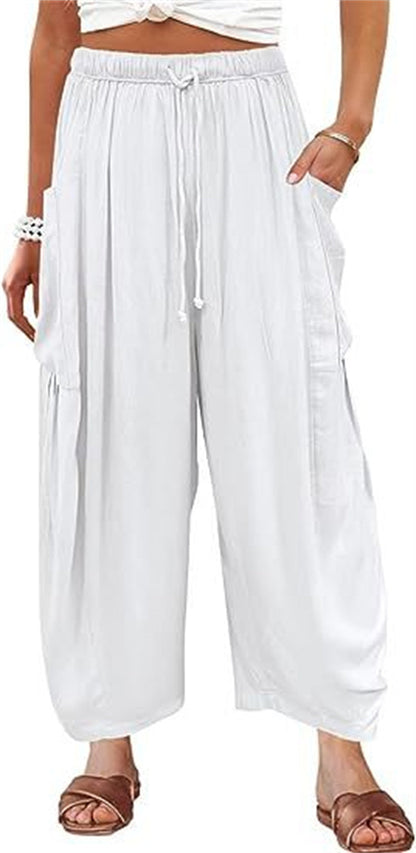 Marion – Weite Sommerhose mit Elastischem Bund