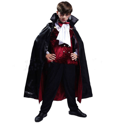Kinder Halloween Vampir Kostüm – Jungen Dracula Outfit für Gruselpartys & Trick-or-Treat
