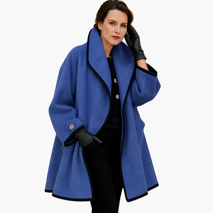 Damen Eleganter Winter Trenchcoat – Oversize Mantel für stilvolle Auftritte