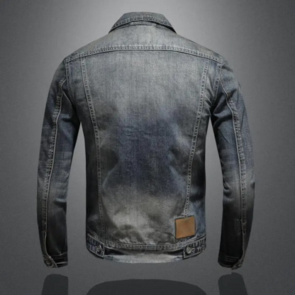 Herren Jeansjacke im Vintage-Stil – Lässige Mode für Alltag und Freizeit