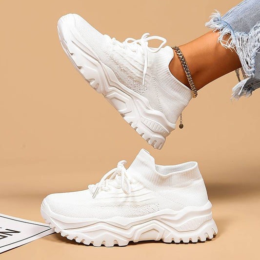Damen Chunky Sneaker – Komfortable Orthopädische Freizeitschuhe für Alltag und Sport