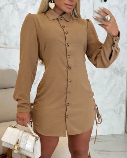 Sandra – Hemdkleid mit Kordeldesign