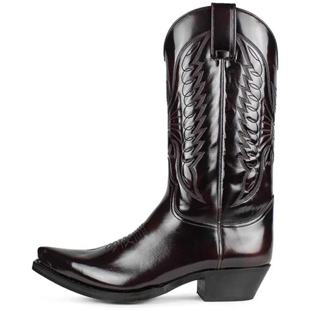 Alfred - Robuste Leder-Westernstiefel