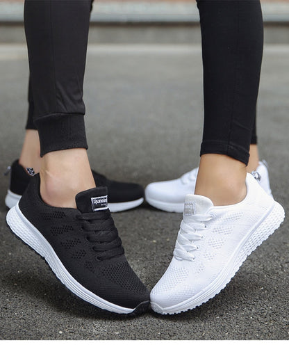 Damen Sneaker Leicht Atmungsaktiv Bequeme Laufschuhe für Alltag und Sport