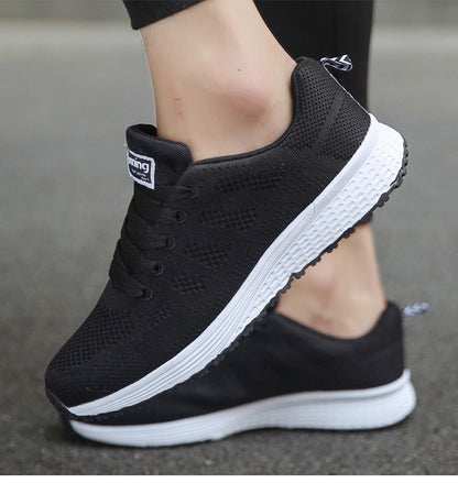 Damen Sneaker Leicht Atmungsaktiv Bequeme Laufschuhe für Alltag und Sport