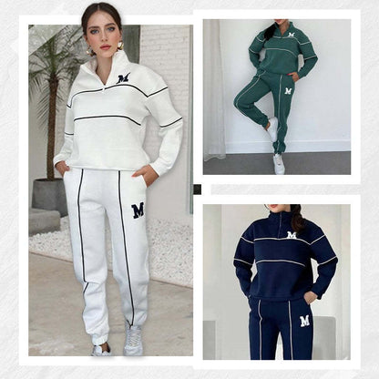 Jade – Lässiges Damen-Sweatshirt-Set mit Taschen