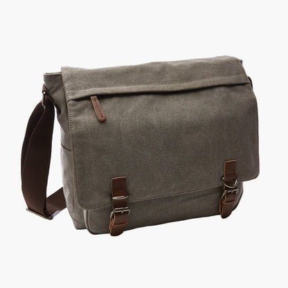 Herren Umhängetasche Canvas Messenger Bag – Stilvolle Schultertasche für Alltag, Arbeit & Freizeit