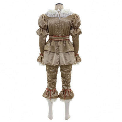 Halloween Damen Pennywise Clown Kostüm – Gruselige Verkleidung für Horror-Partys & Karneval