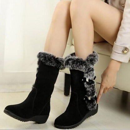 Betty – Schneestiefel mit Kunstpelz für Damen