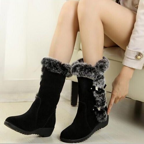 Betty – Schneestiefel mit Kunstpelz für Damen