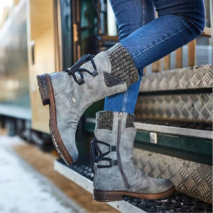 Lydia – Damen-Mid-Calf-Winterstiefel