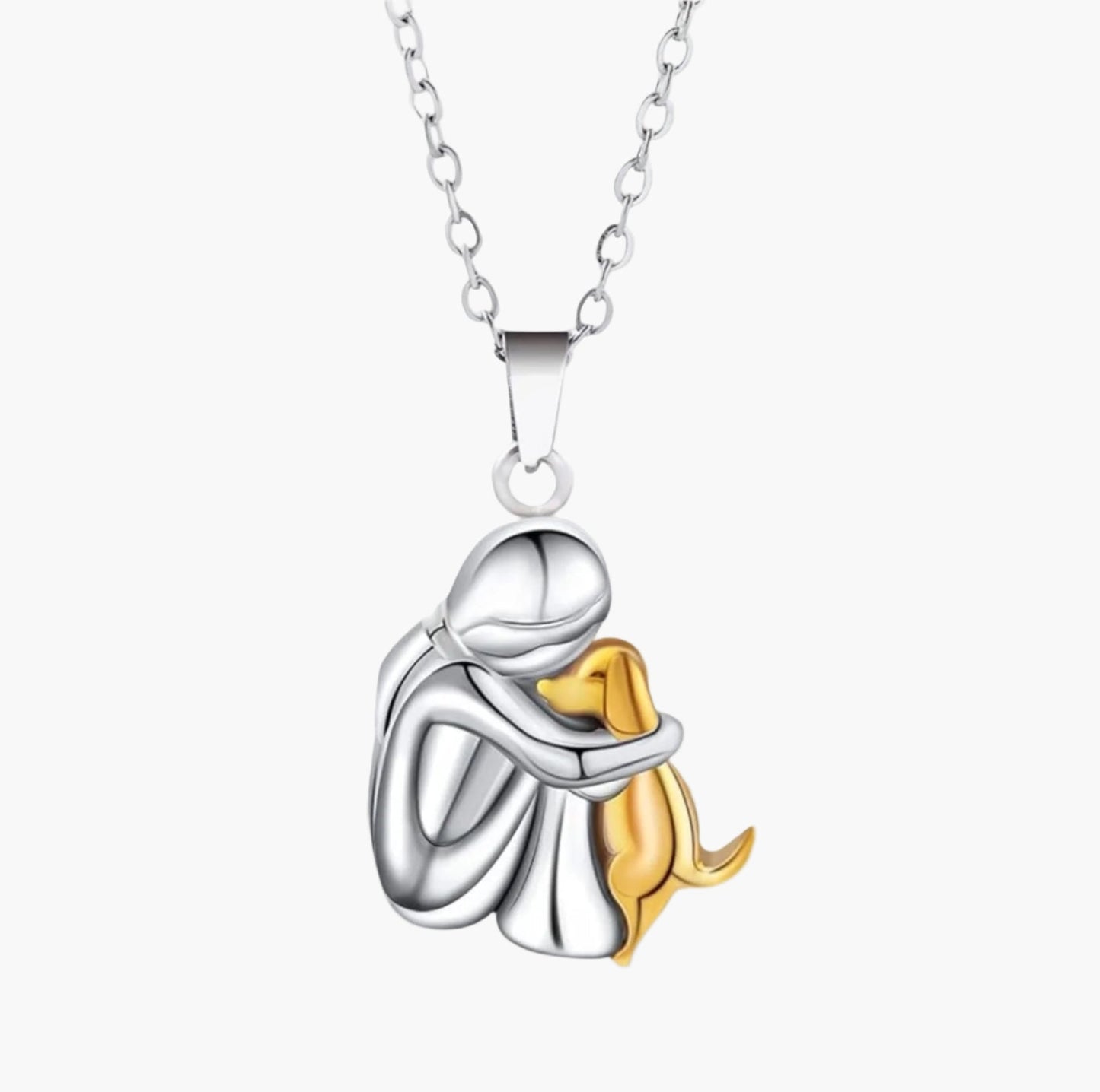 Damen Halskette mit Hund-Anhänger – Symbol für Freundschaft und Liebe, elegantes Geschenk für Hundeliebhaberinnen