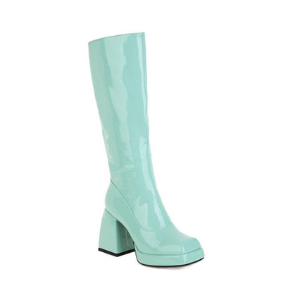 Caroline – Damenhohe Stiefel aus wasserfestem Material