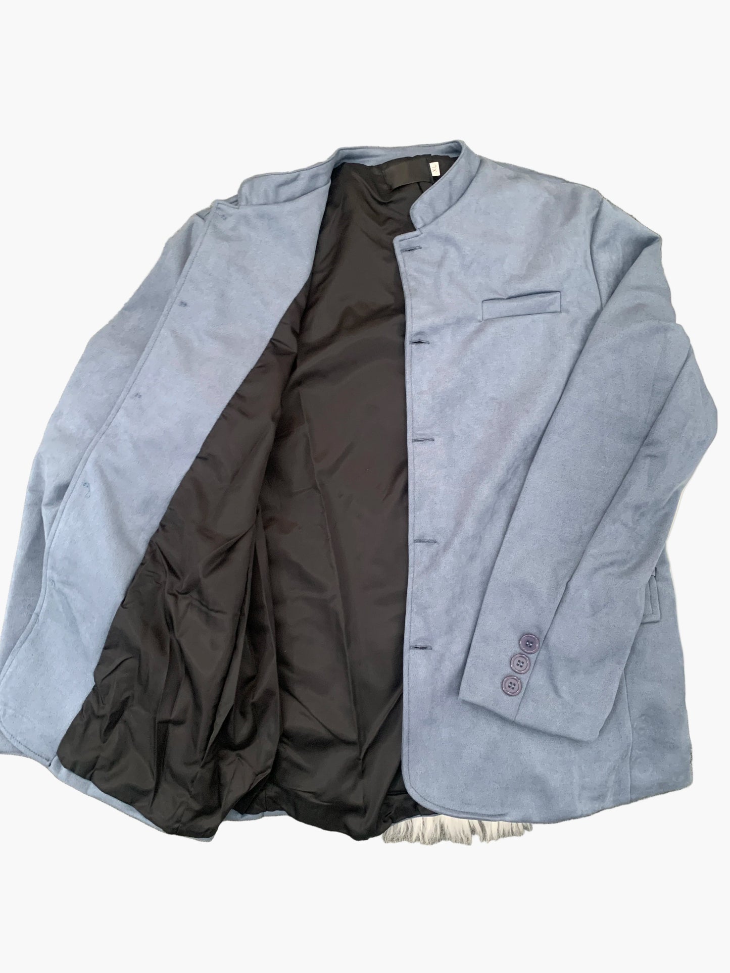 Herren Klassische Italienische Stehkragen-Sakko – Eleganter Blazer für Business & Freizeit