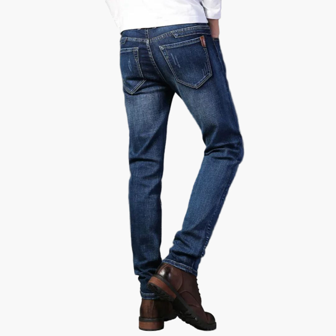 Herren Slim Fit Jeans Klassisch – Bequeme Reisenden-Jeans für Alltag & Freizeit