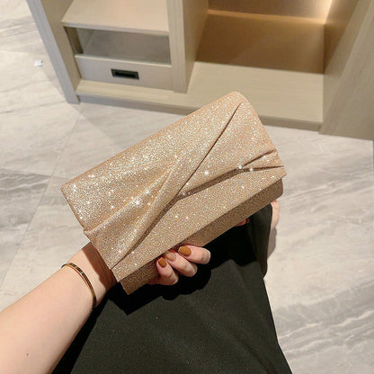 Megan – Goldene Mode Umschlag Clutch