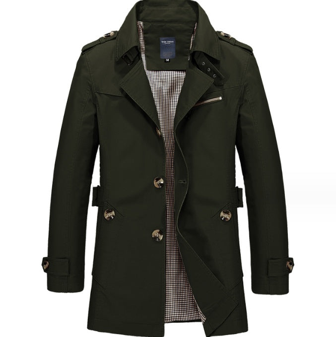 Calvin – Langer Herrenwindbreaker