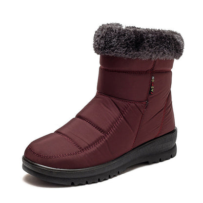 Francesca – Winterwarme Damenstiefel mit niedrigem Absatz