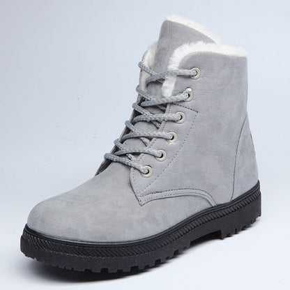 Linda – Warme Damen Schneestiefel mit Plüsch