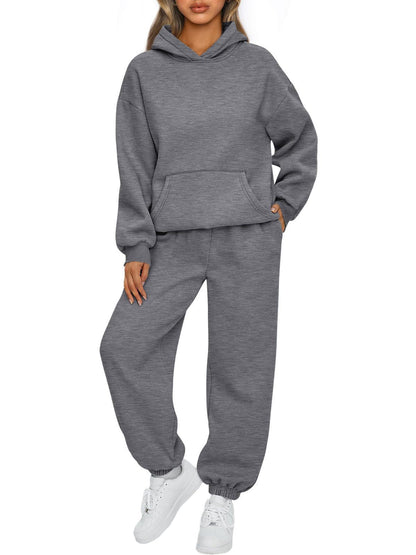 Linda – Zweiteiliges Freizeit-Hoodie-Sportanzug-Set