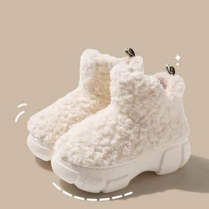 Natalie – Winterstiefel mit 6 cm Plateausohle und Plüschfutter