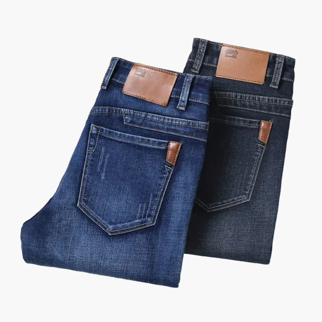 Herren Slim Fit Jeans Klassisch – Bequeme Reisenden-Jeans für Alltag & Freizeit