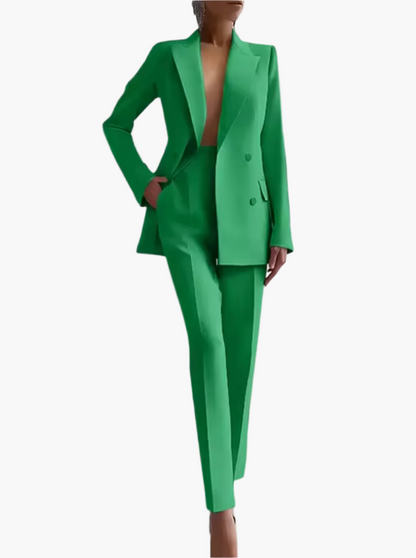 Damen Business Anzug Zweiteiler – Elegantes Blazer-Set für Büro & Events