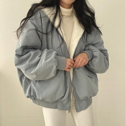 Andy – Einfache, lockere und dicke Baumwolljacke