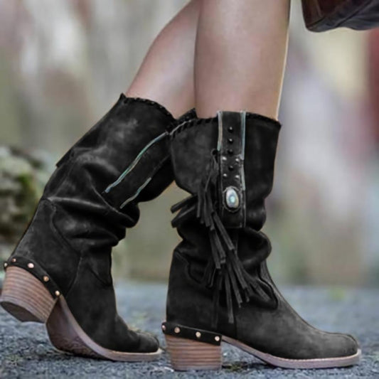 Wendy – Damenstiefeletten mit quadratischem Absatz