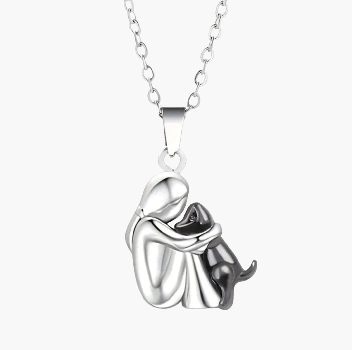Damen Halskette mit Hund-Anhänger – Symbol für Freundschaft und Liebe, elegantes Geschenk für Hundeliebhaberinnen