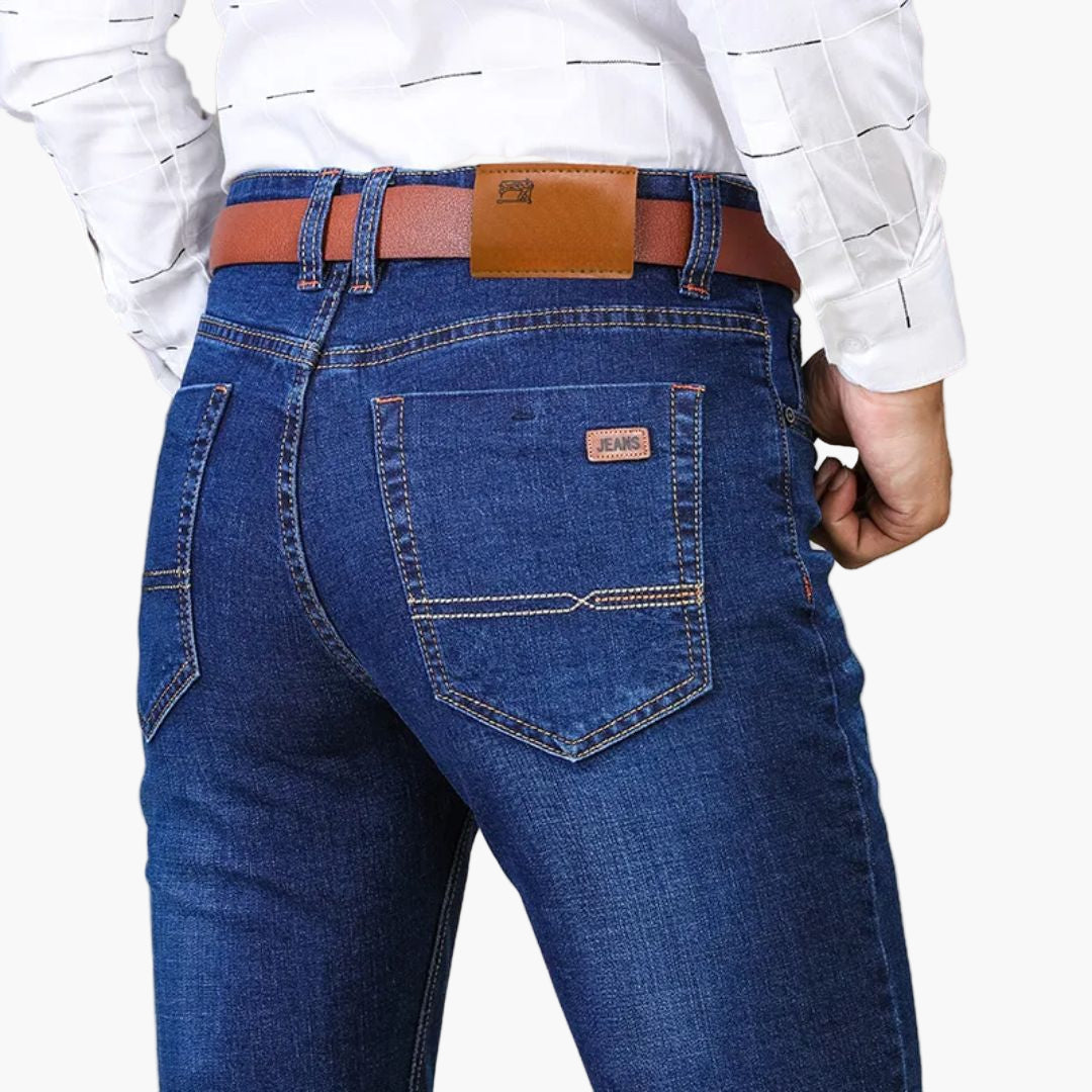 Herren Stretch-Jeans – Bequeme Alltagsjeans mit geradem Schnitt für Büro und Freizeit