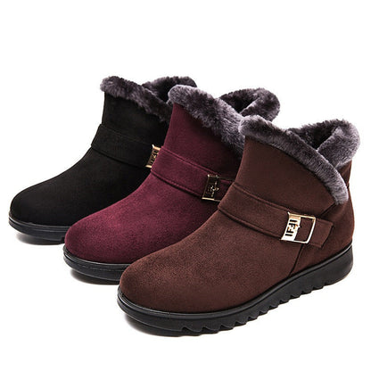 Anne – Warme Damenstiefel mit Plüschfutter und Reißverschluss