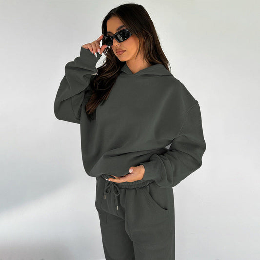 Heather – Kapuzenpullover mit langen Ärmeln aus Polyester