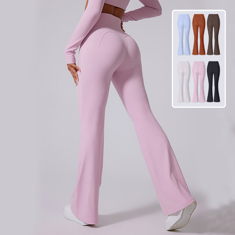 Alison – Flare Yogahosen mit Hohem Bund