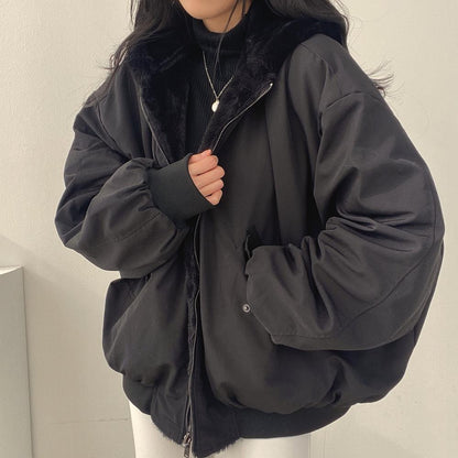 Andy – Einfache, lockere und dicke Baumwolljacke