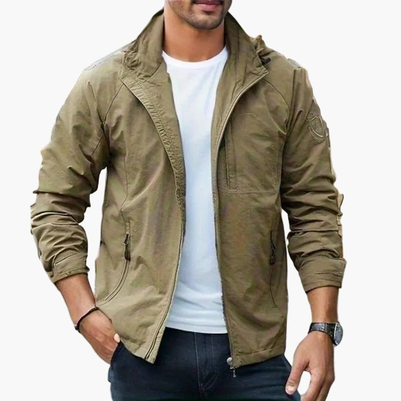 Herren Cargo Sommerjacke – Funktionale Outdoor Übergangsjacke für Alltag & Freizeit