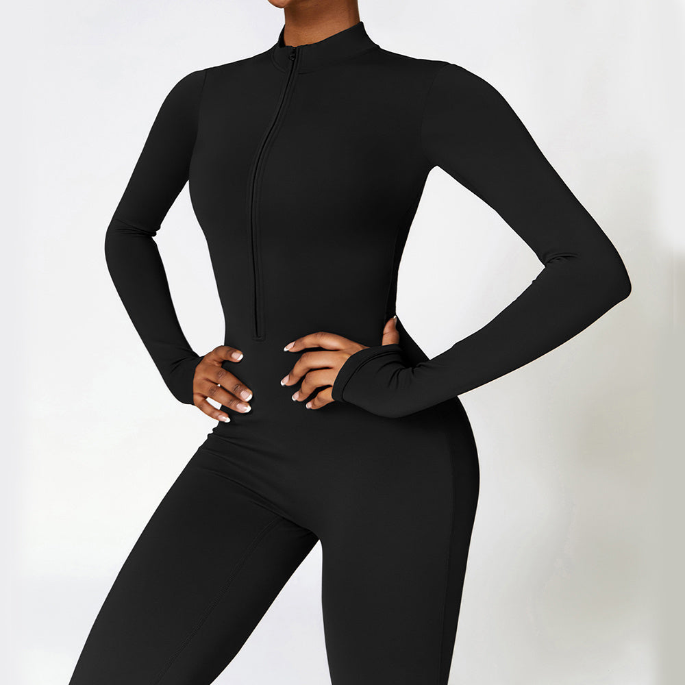 Jacqueline – Atmungsaktiver Damen-Jumpsuit mit Reißverschluss