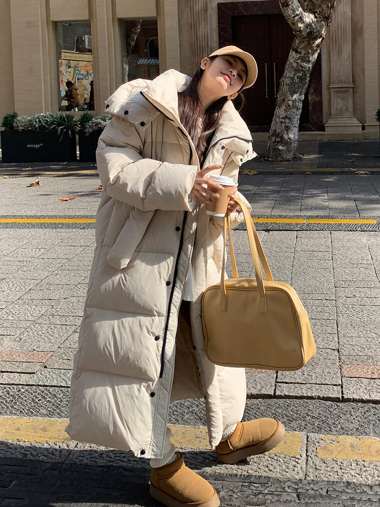 Catherine – Mittellanger Damen-Daunenmantel im koreanischen Stil