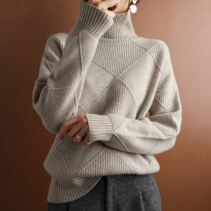 Linda – Langärmeliger Damenpullover für Herbst und Winter