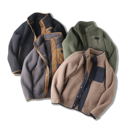 Aaron – Fleecegefütterte Jacke mit Stehkragen