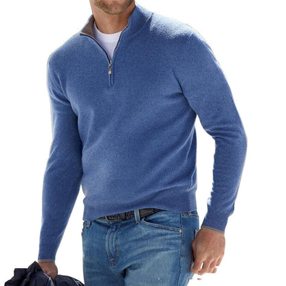 Robert – Langer Herren-Cardigan mit Knopfleiste für Herbst und Winter